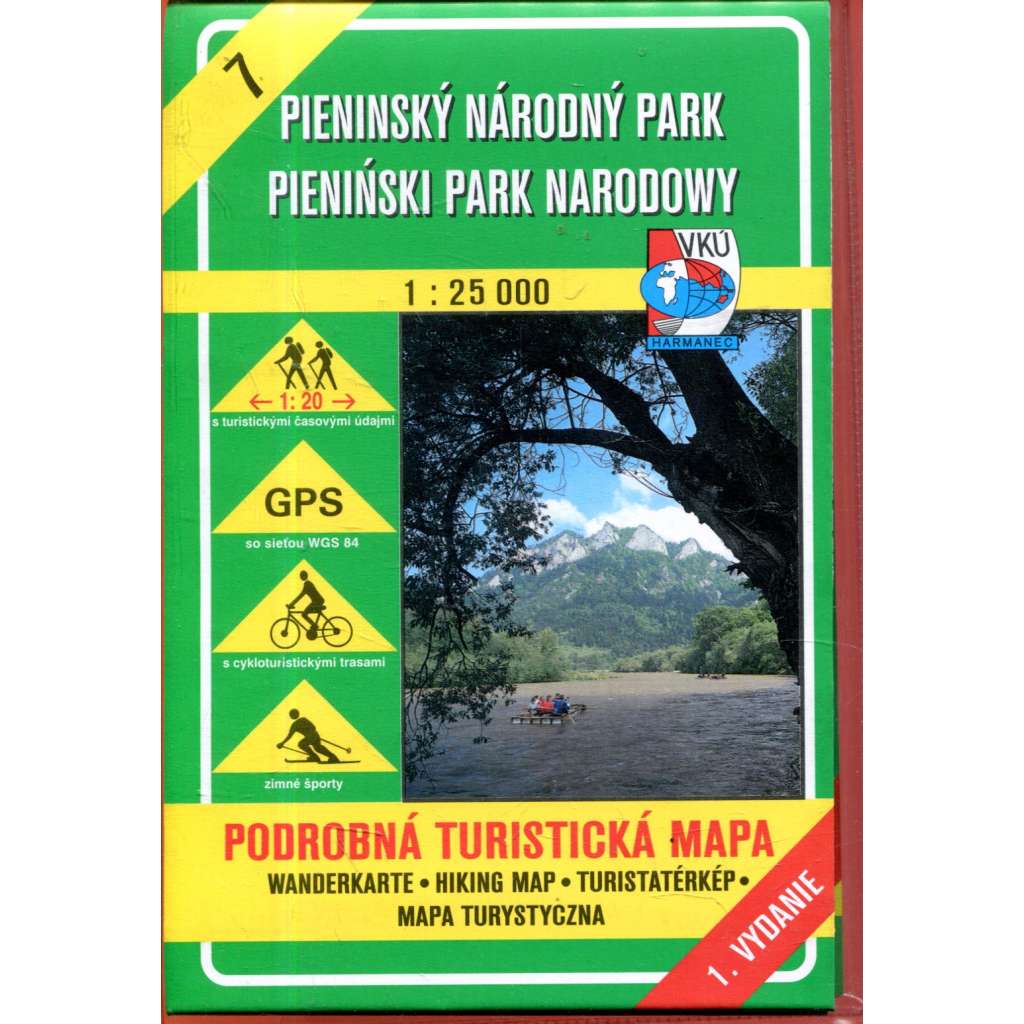 Turistická mapa : Pieninský národný park / Pieniński park narodowy
