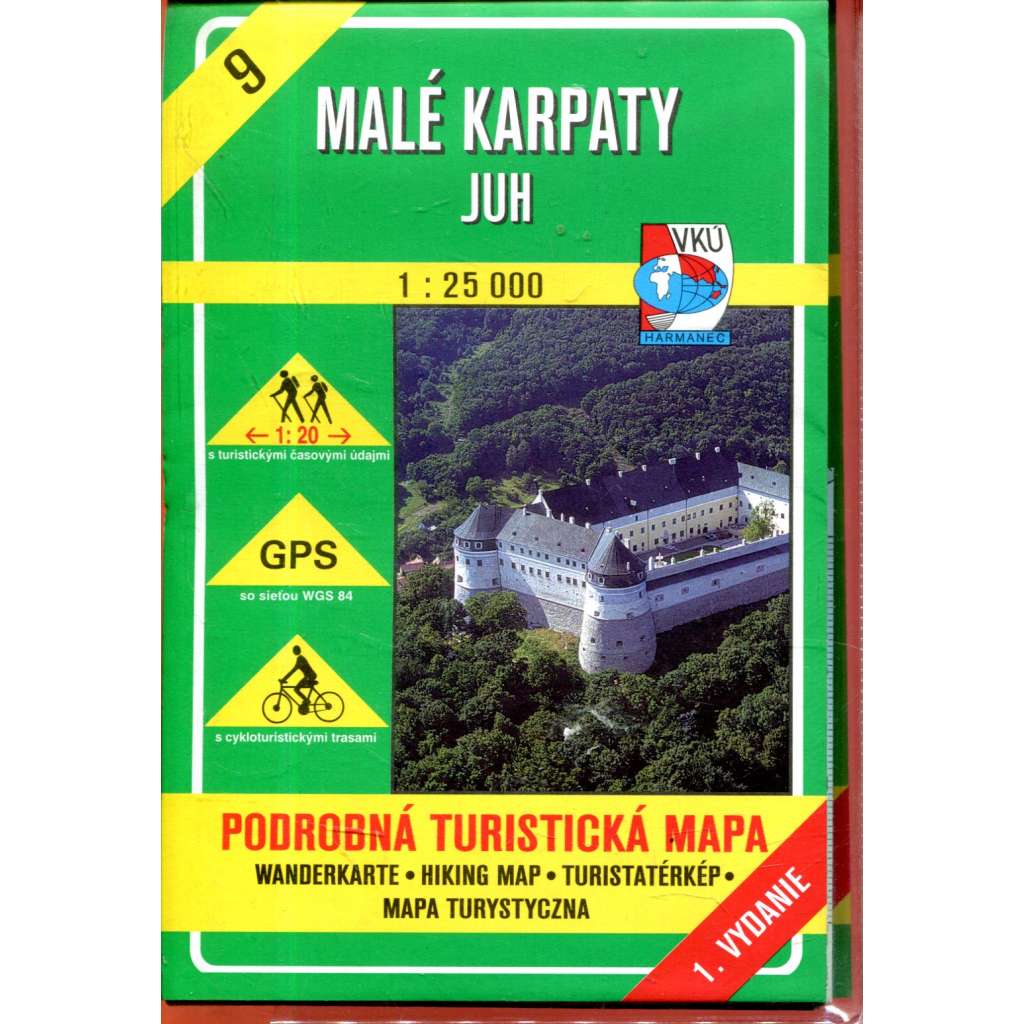 Turistická mapa : Malé Karpaty - juh