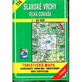Turistická mapa : Slanské vrchy - Veĺká Domaša