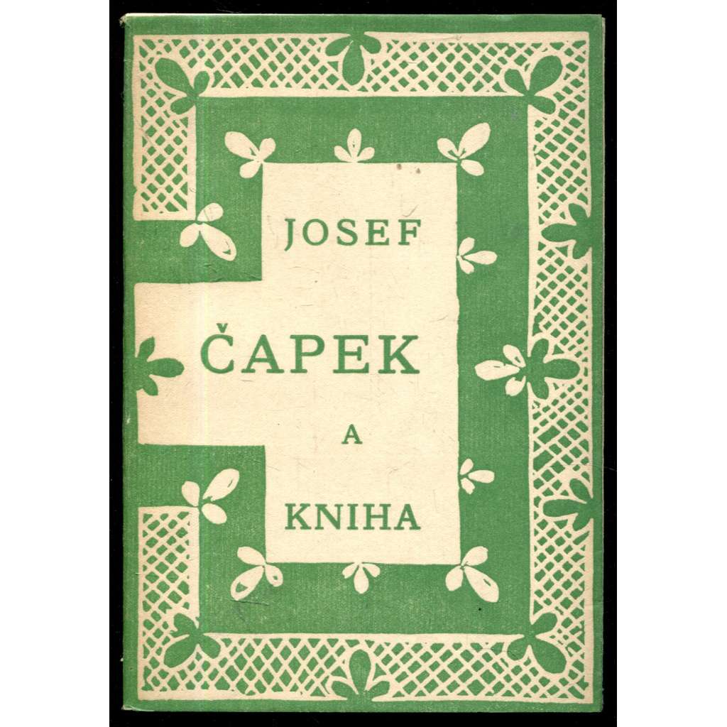 Josef Čapek a kniha