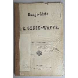 Rang-Liste der K. und K. Genie-Waffe. Mit 1. Jänner 1882