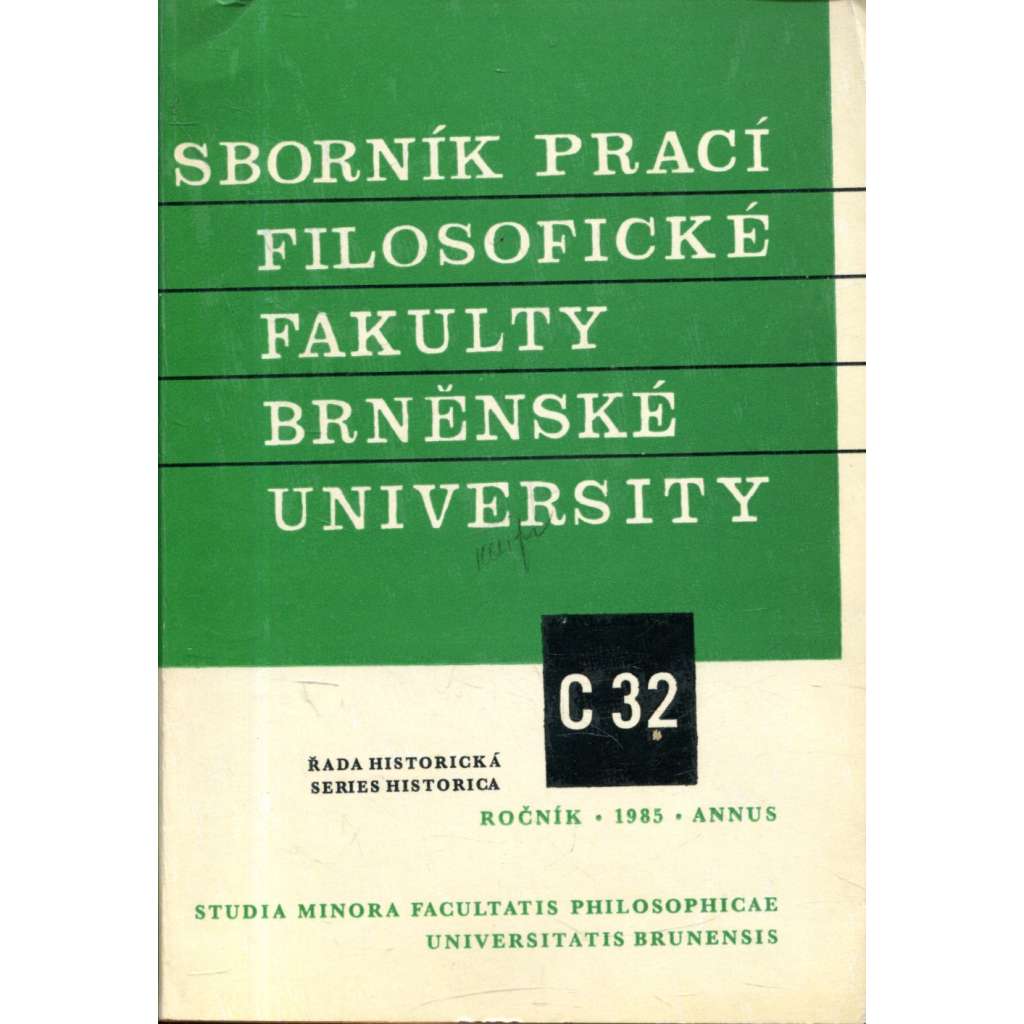 Sborník prací filosofické fakulty Brněnské university