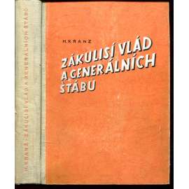 Zákulisí vlád a generálních štábů. Francie 1933-40