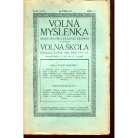 Volná myšlenka, 11/1912-13 (roč. VIII.)