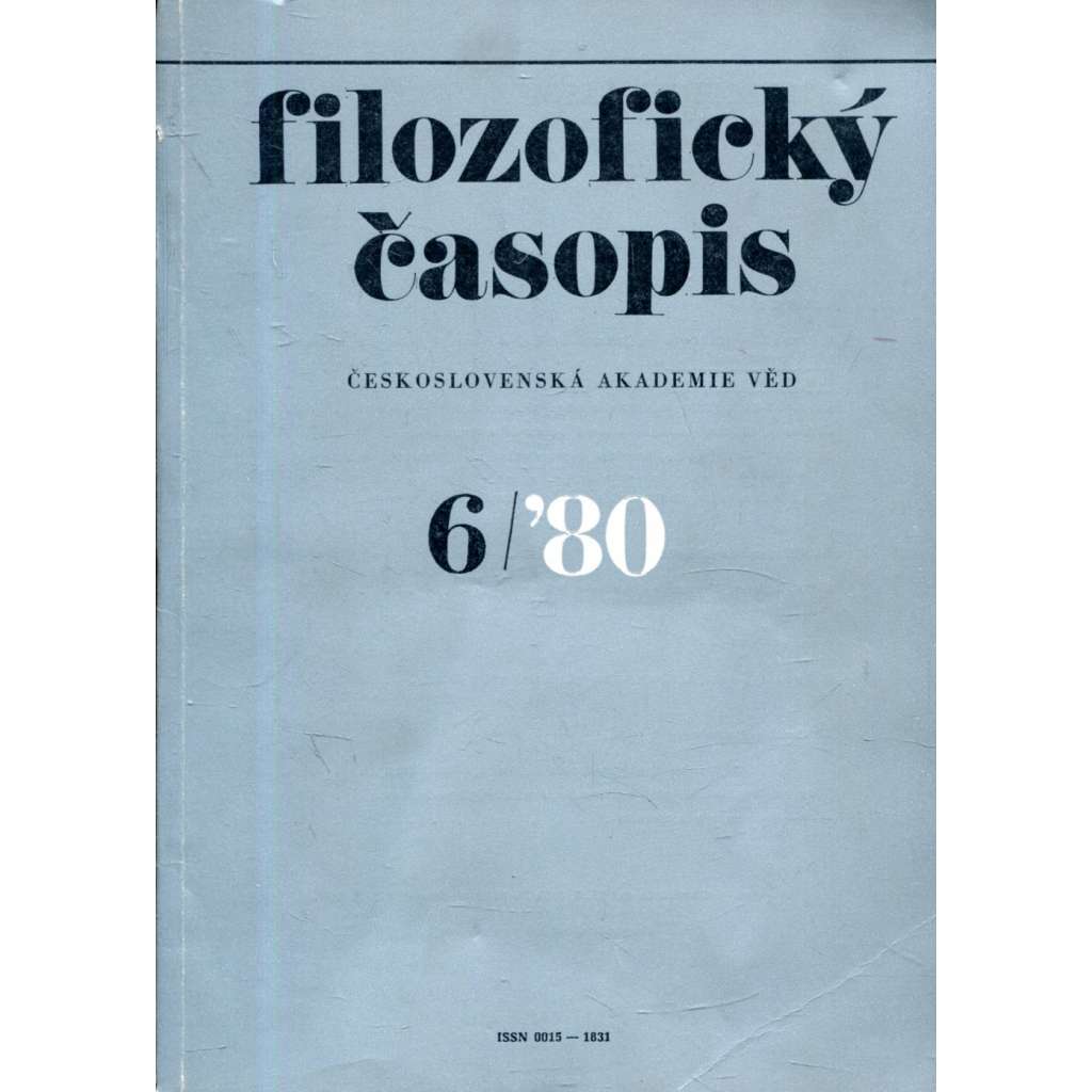 Filozofický časopis 6/80