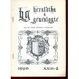 Heraldika a genealogie, XXIII/2, 1990