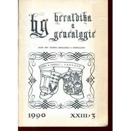Heraldika a genealogie, XXIII/3, 1990