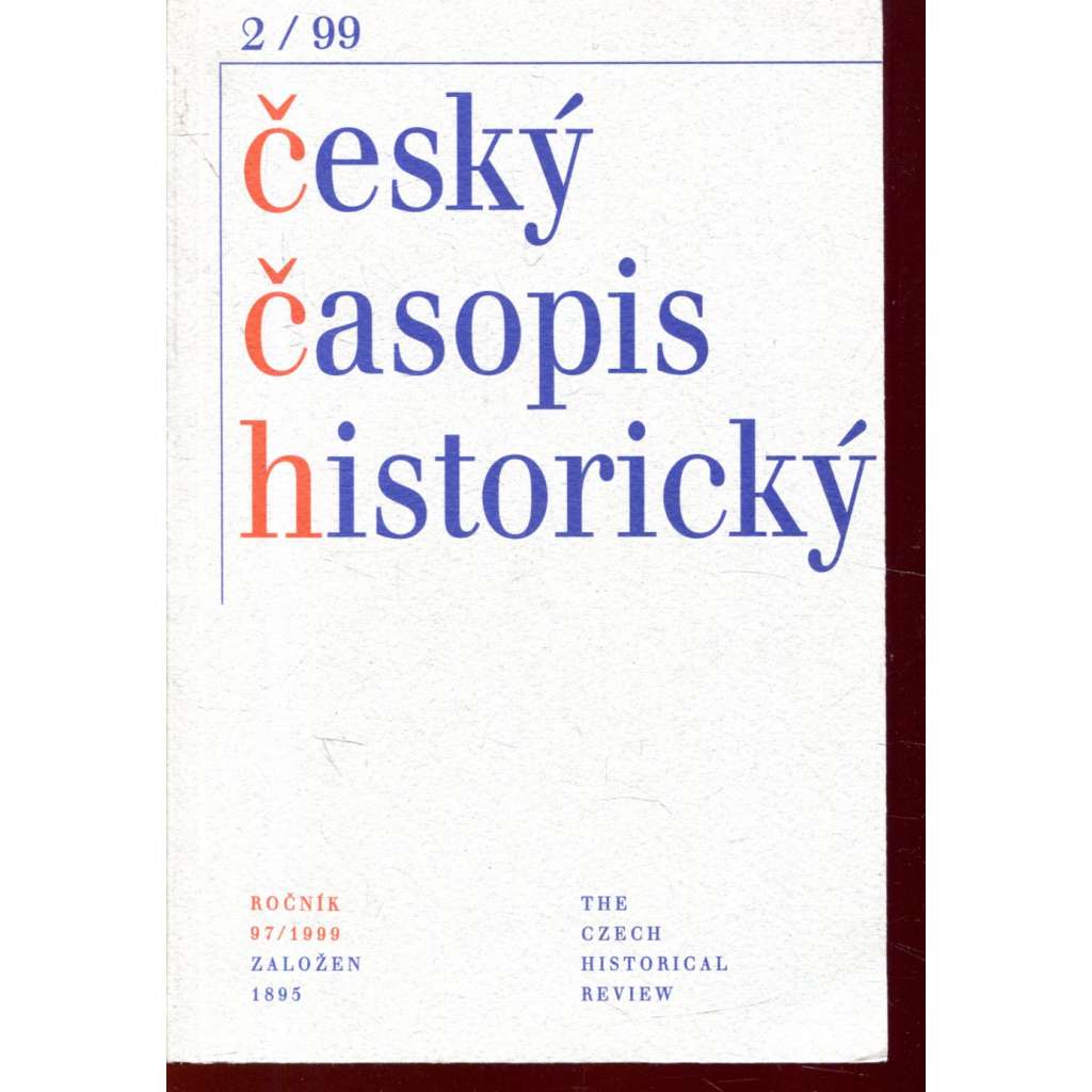 Český časopis historický – roč. 97, 2/1999