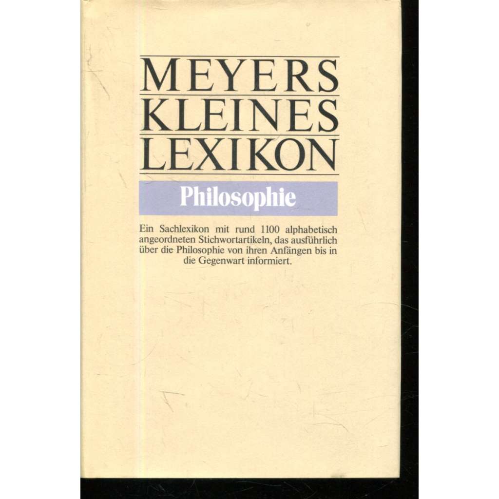 Meyers Kleines Lexikon Philosophie