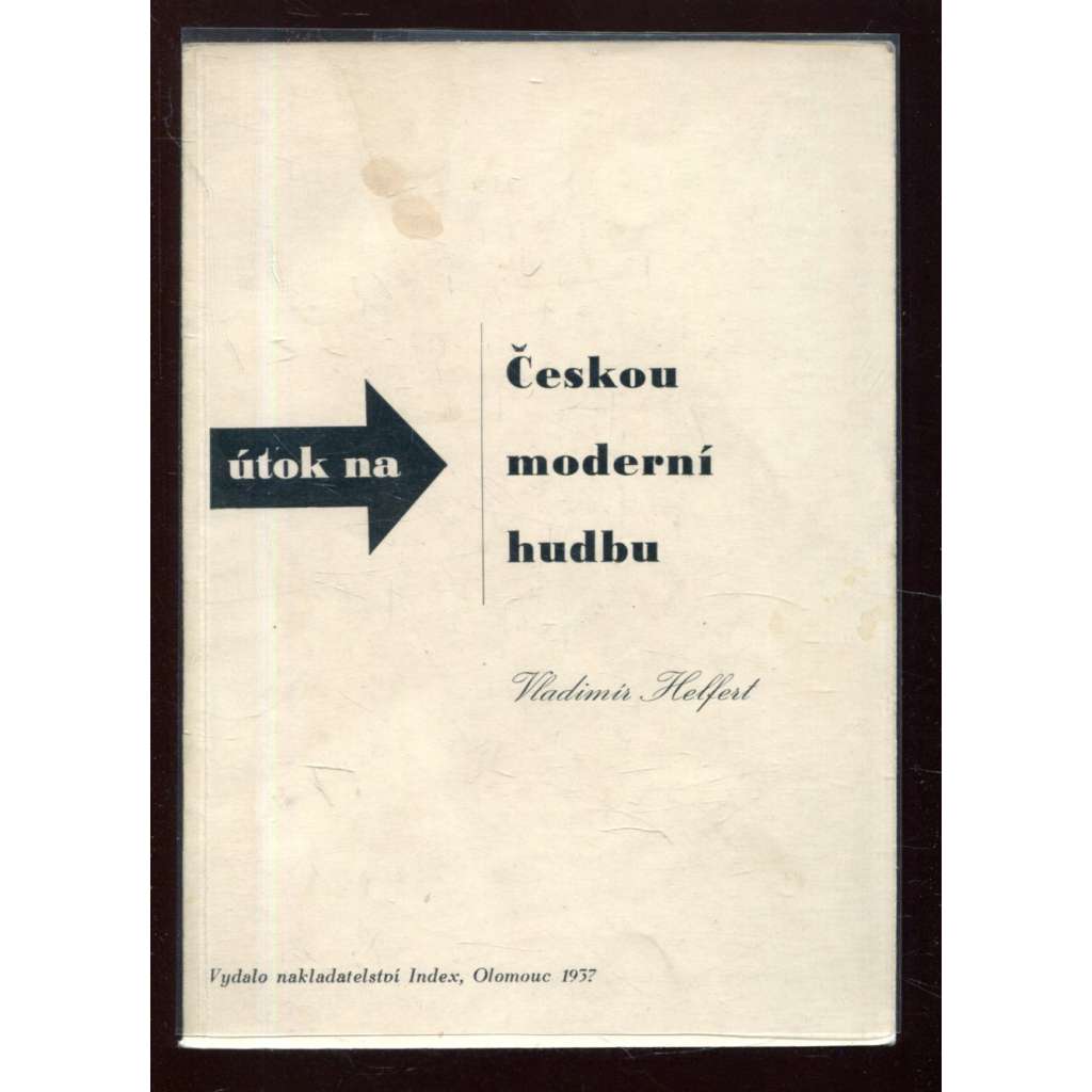 Útok na Českou moderní hudbu (obálka Zdeněk Rossmann)