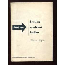 Útok na Českou moderní hudbu (obálka Zdeněk Rossmann)