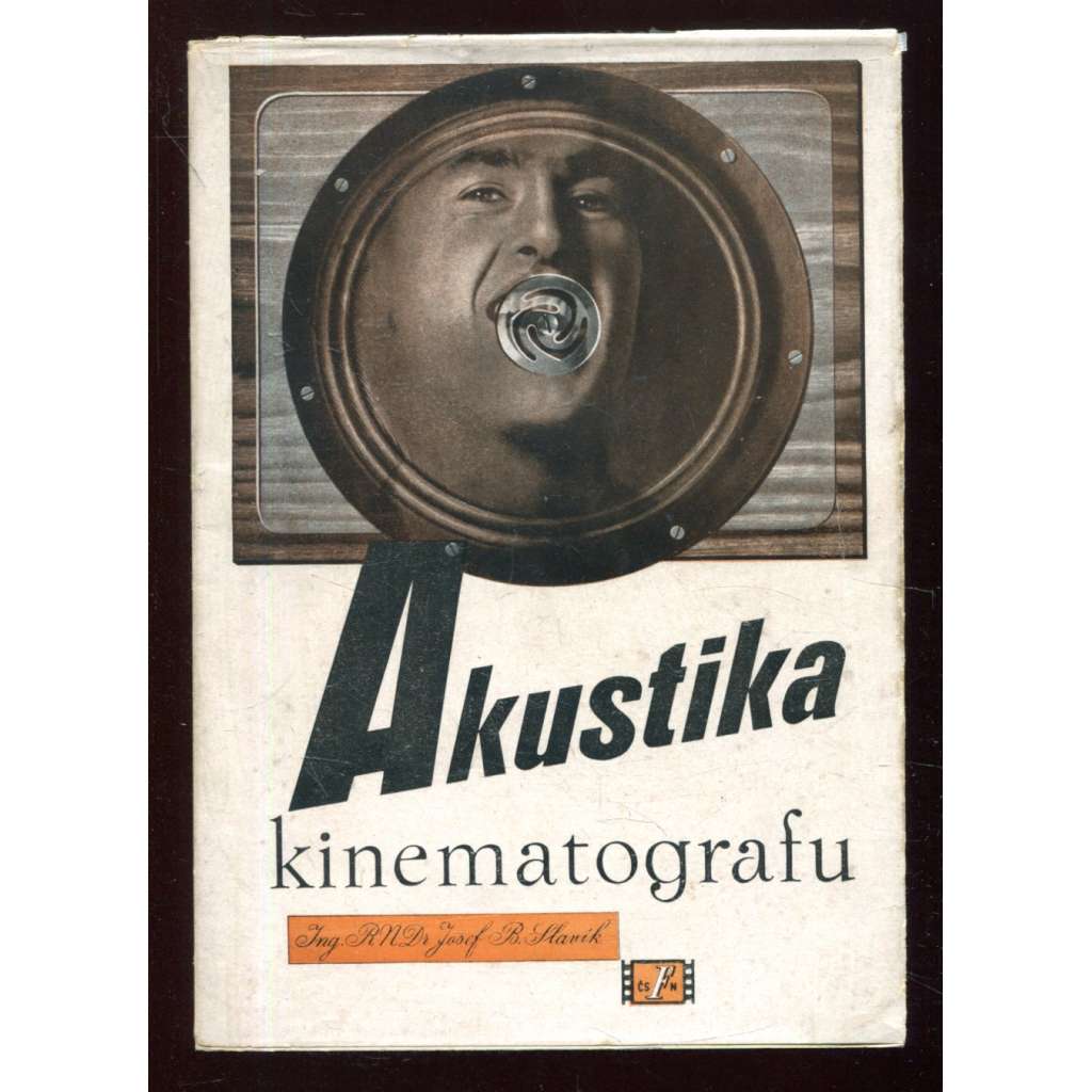Akustika kinematografu (obálka Zdeněk Rossmann)
