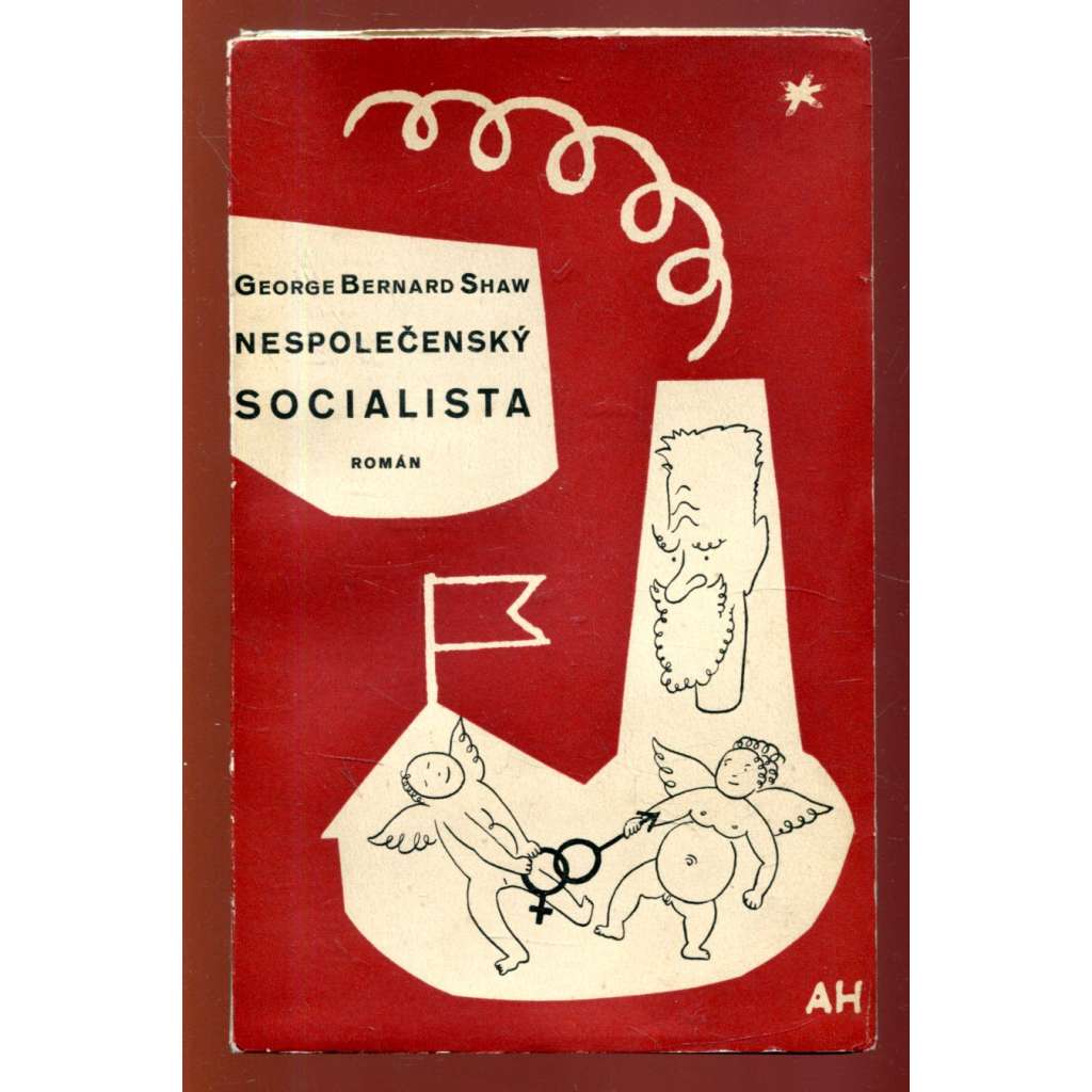 Nespolečenský socialista (obálka Adolf Hoffmeister)