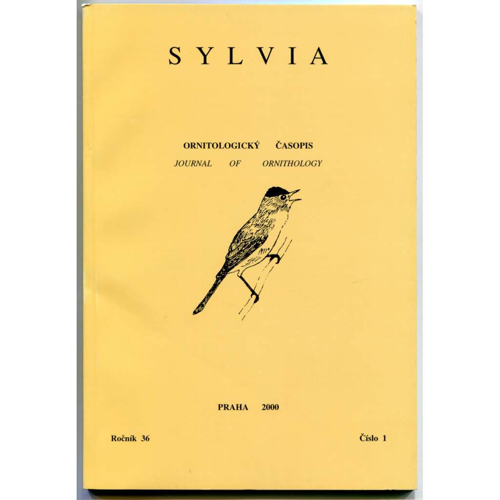 Sylvia. Ročník 36, číslo 1 2000. Časopis České společnosti ornitologické = Journal of the Czech Society for Ornithology