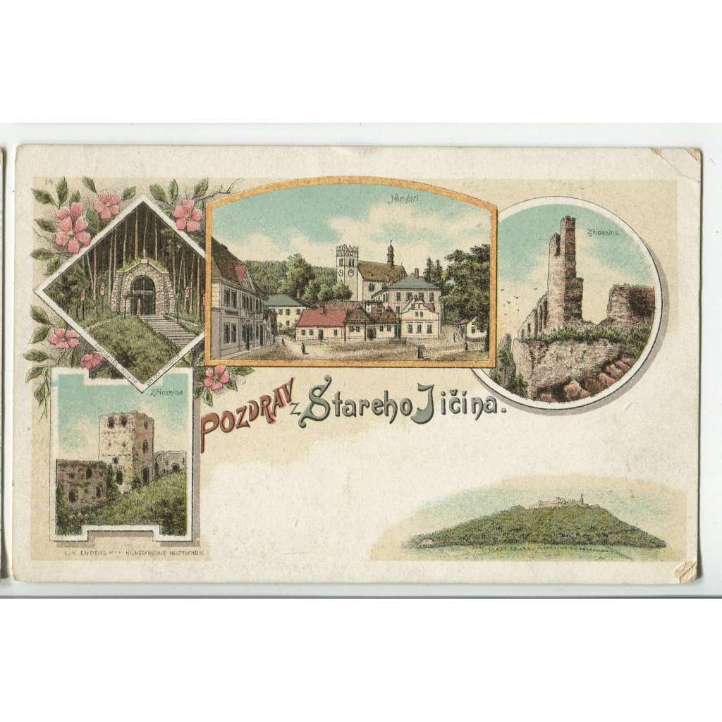 Starý Jičín, Nový Jičín, litografie