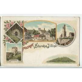 Starý Jičín, Nový Jičín, litografie