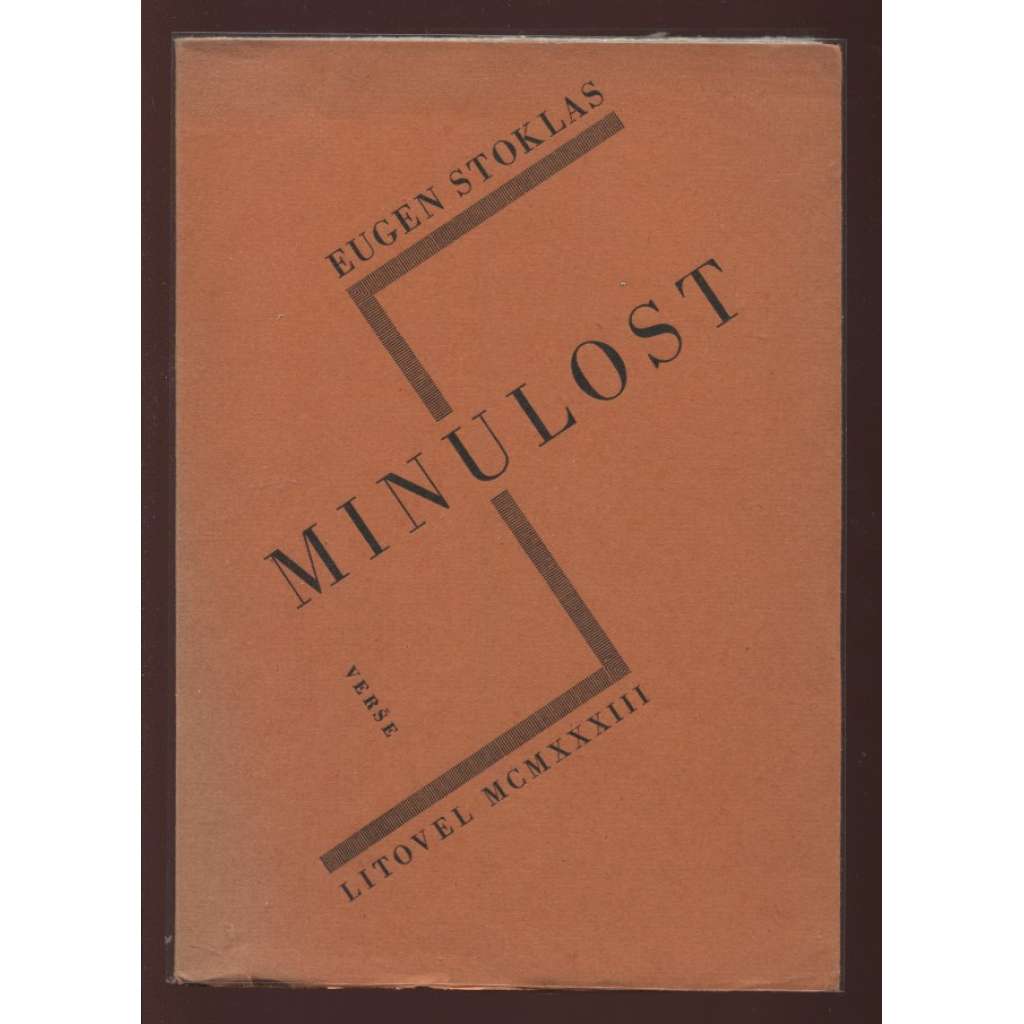 Minulost (verše) - (zajímavá obálka)