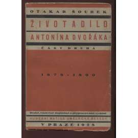 Život a dílo Antonína Dvořáka, část II. (obálka Ladislav Sutnar)