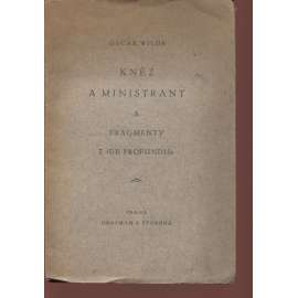 Kněz a ministrant a fragmenty z "De profundis"