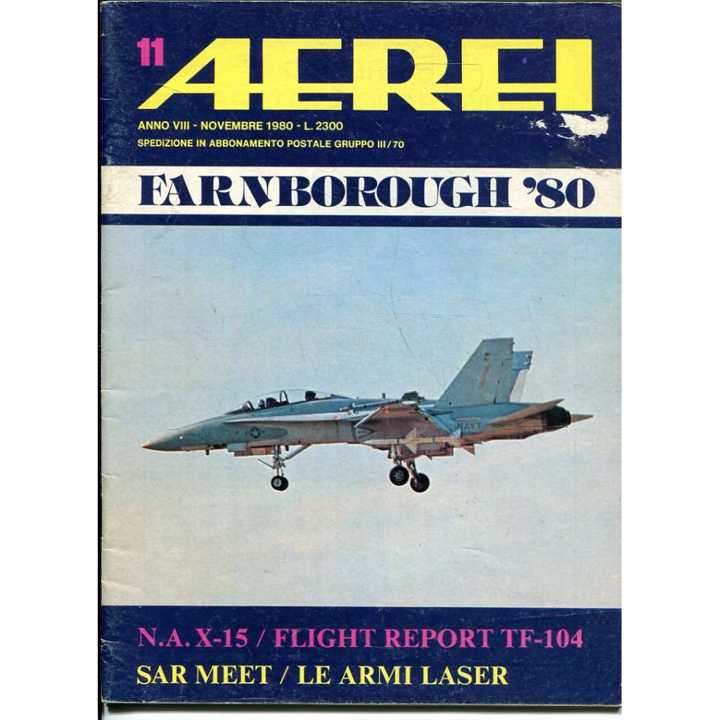 Aerei 11/1980 (letectví, letadla)