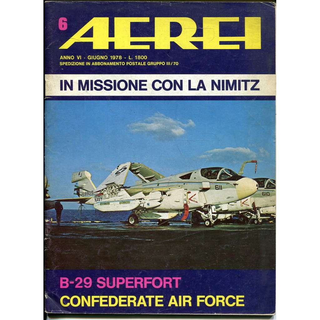Aerei 6/1978 (letectví, letadla)