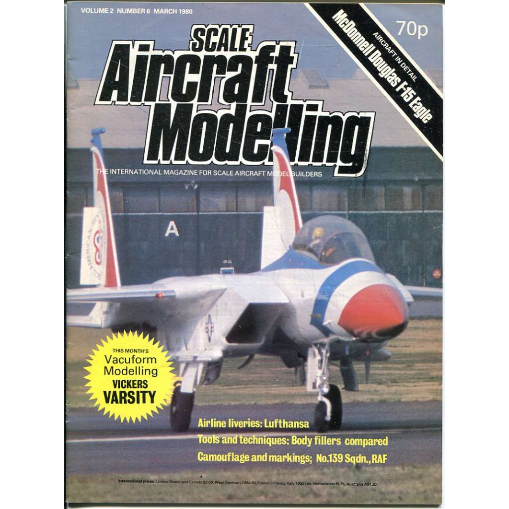 Scale Aircraft Modelling 3/1980, Vol. 2, No. 6 (letadla, modelářství)