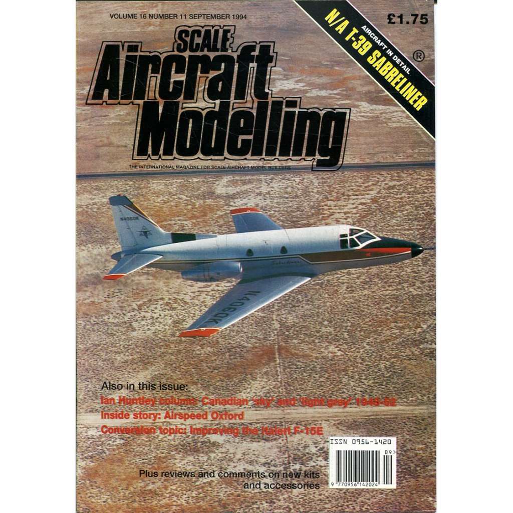 Scale Aircraft Modelling 9/1994, Vol. 16, No. 11 (letadla, modelářství)