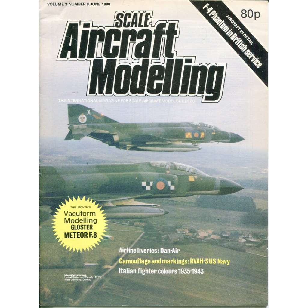 Scale Aircraft Modelling 6/1980, Vol. 2, No. 9 (letadla, modelářství)