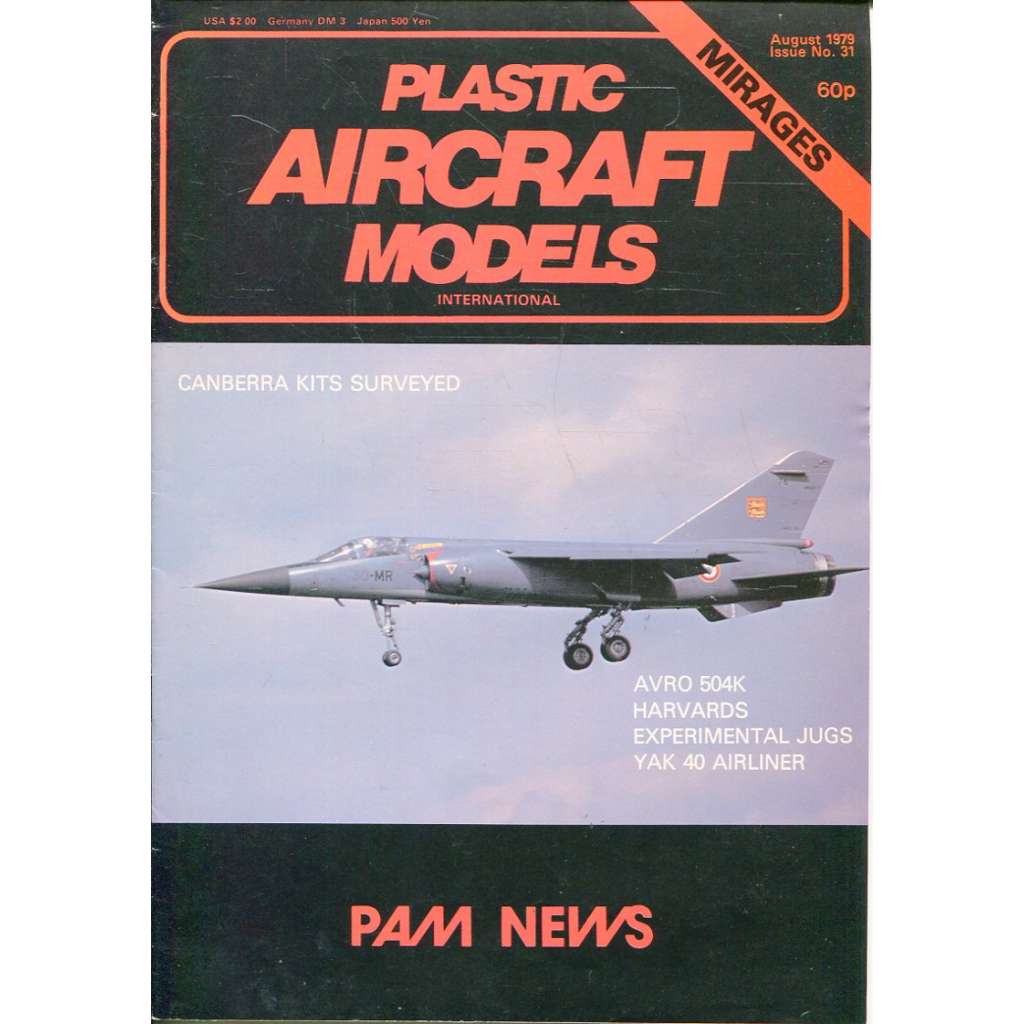 Plastic Aircraft Models No. 31, 1979 (letadla, modelářství)