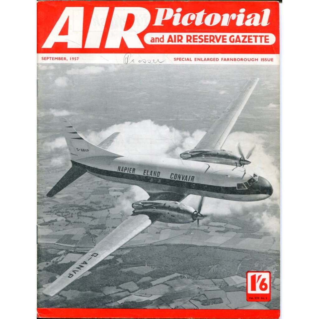 Air Pictorial 9/1957, Vol. 19, No. 9 (letadla, letectví)