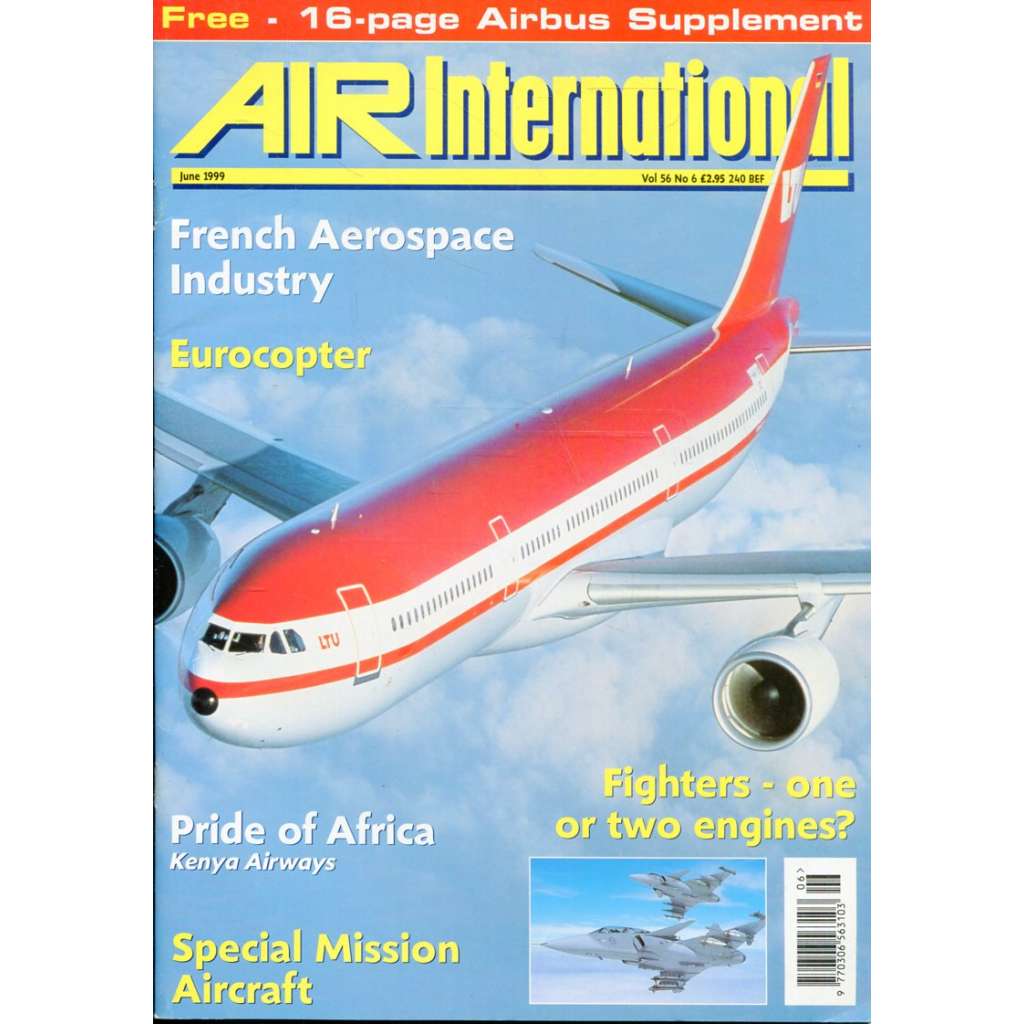 Air International 6/1999, Vol. 56, No. 6 (letectví, letadla)