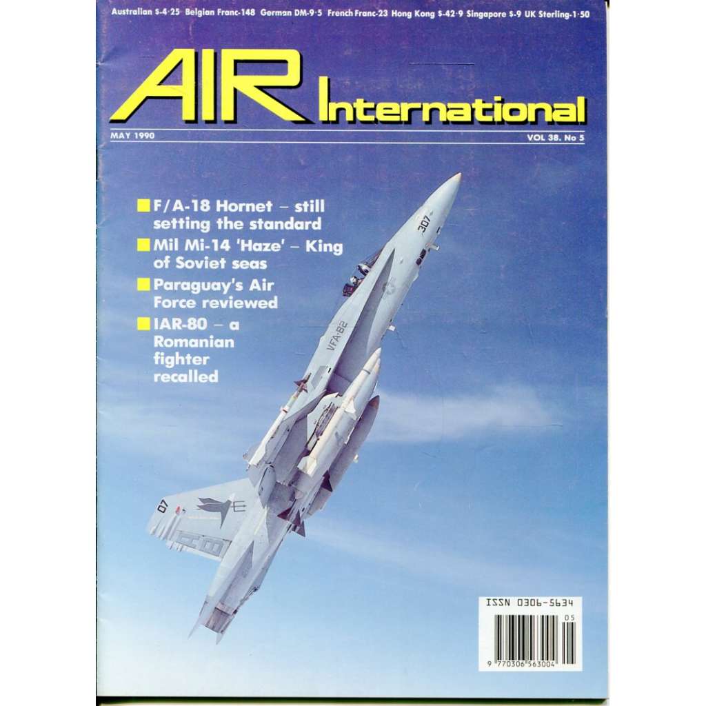 Air International 5/1990, Vol. 38, No. 5 (letectví, letadla)