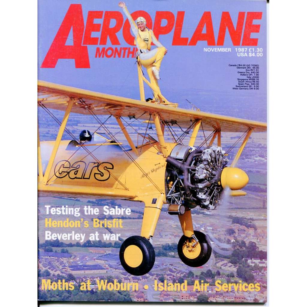 Aeroplane Monthly 11/1987, Vol. 15, No. 11, Issue No. 175 (letectví, letadla)