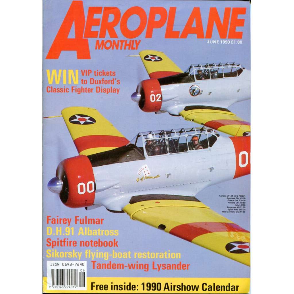 Aeroplane Monthly 6/1990, Vol. 18, No. 6, Issue No. 206 (letectví, letadla)