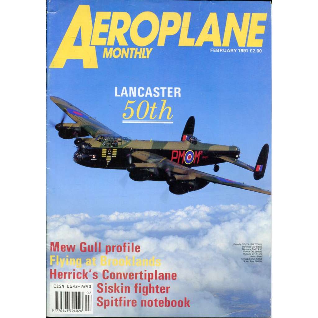 Aeroplane Monthly 2/1991, Vol. 19, No. 2, Issue No. 214 (letectví, letadla)