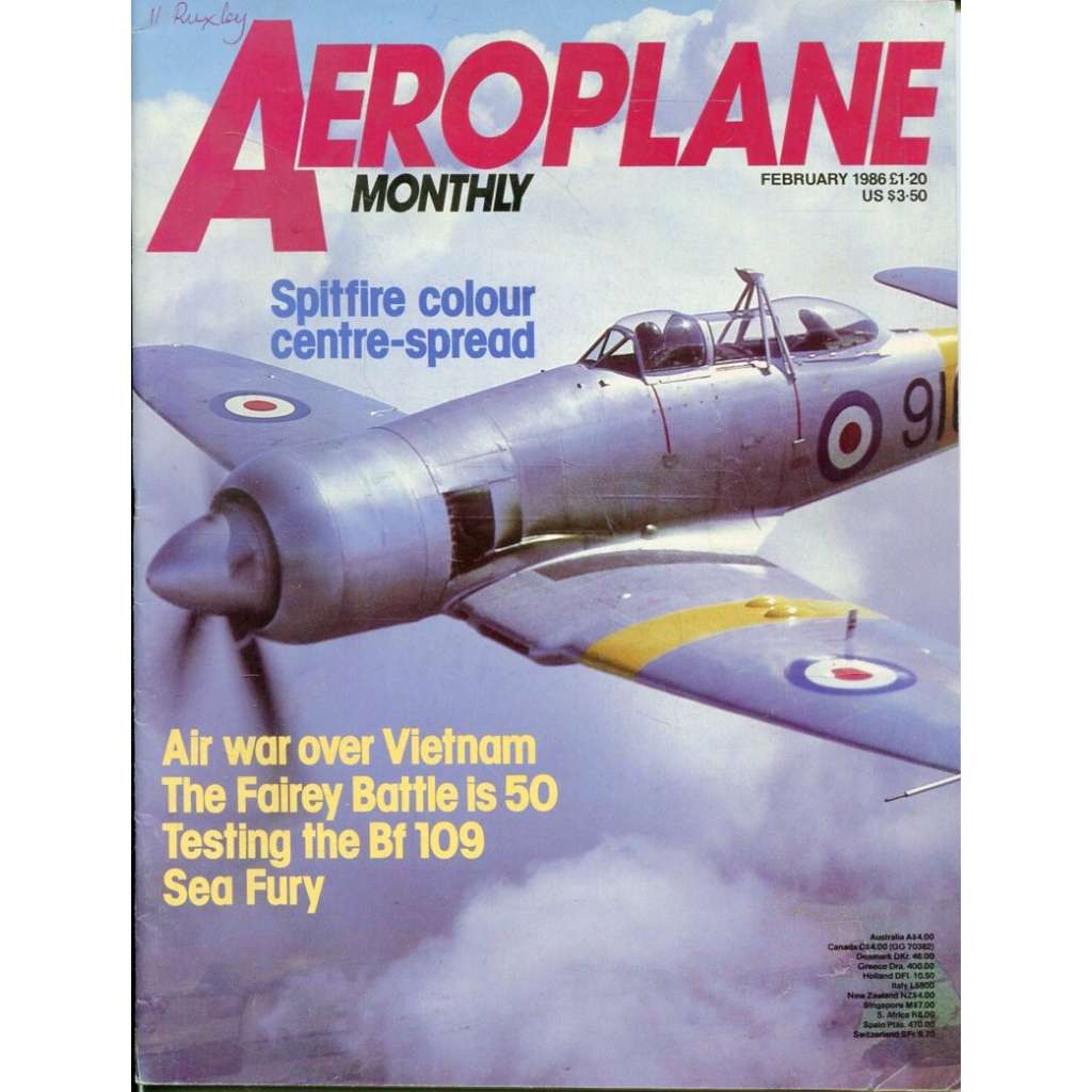 Aeroplane Monthly 2/1986, Vol. 14, No. 2, Issue No. 154 (letectví, letadla)