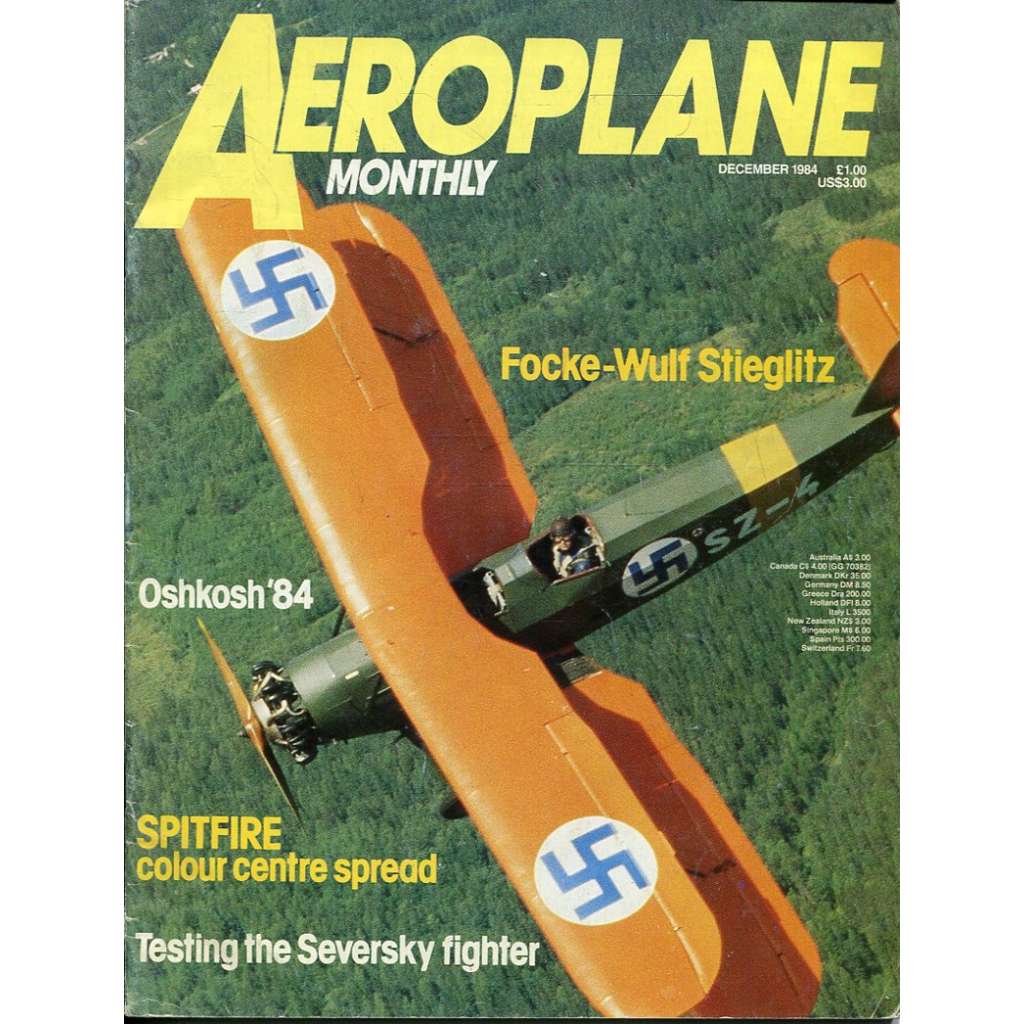 Aeroplane Monthly 12/1984, Vol. 12, No. 12, Issue No. 140 (letectví, letadla)