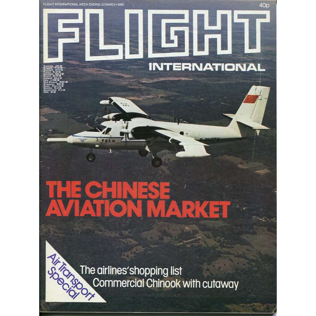 Flight International 22/3/1980, No. 3705, Vol. 117 (letadla, letectví)