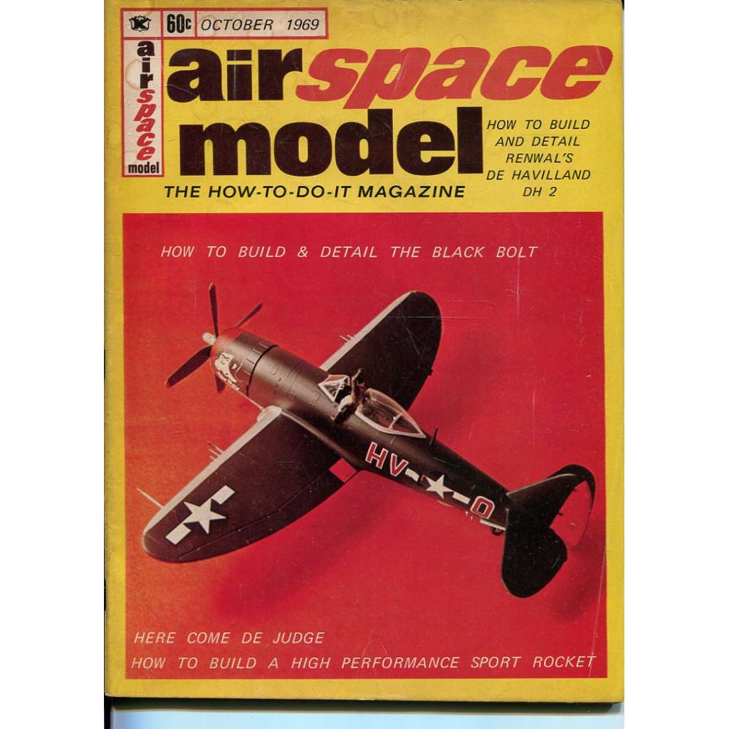 Airspace Model 10/1969, Vol. 1, No. 5 (letadla, modelářství)