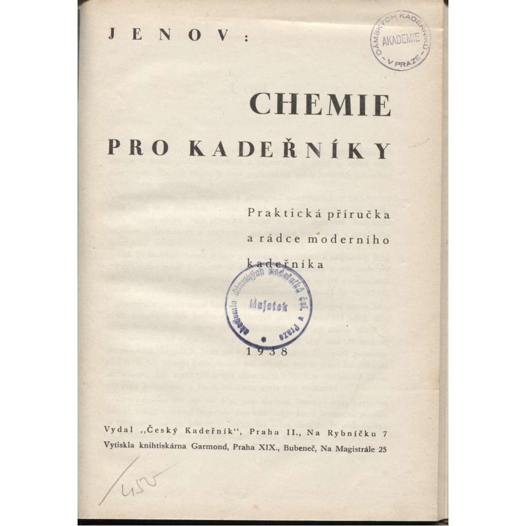 Chemie pro kadeřníky (kadeřnictví, móda)