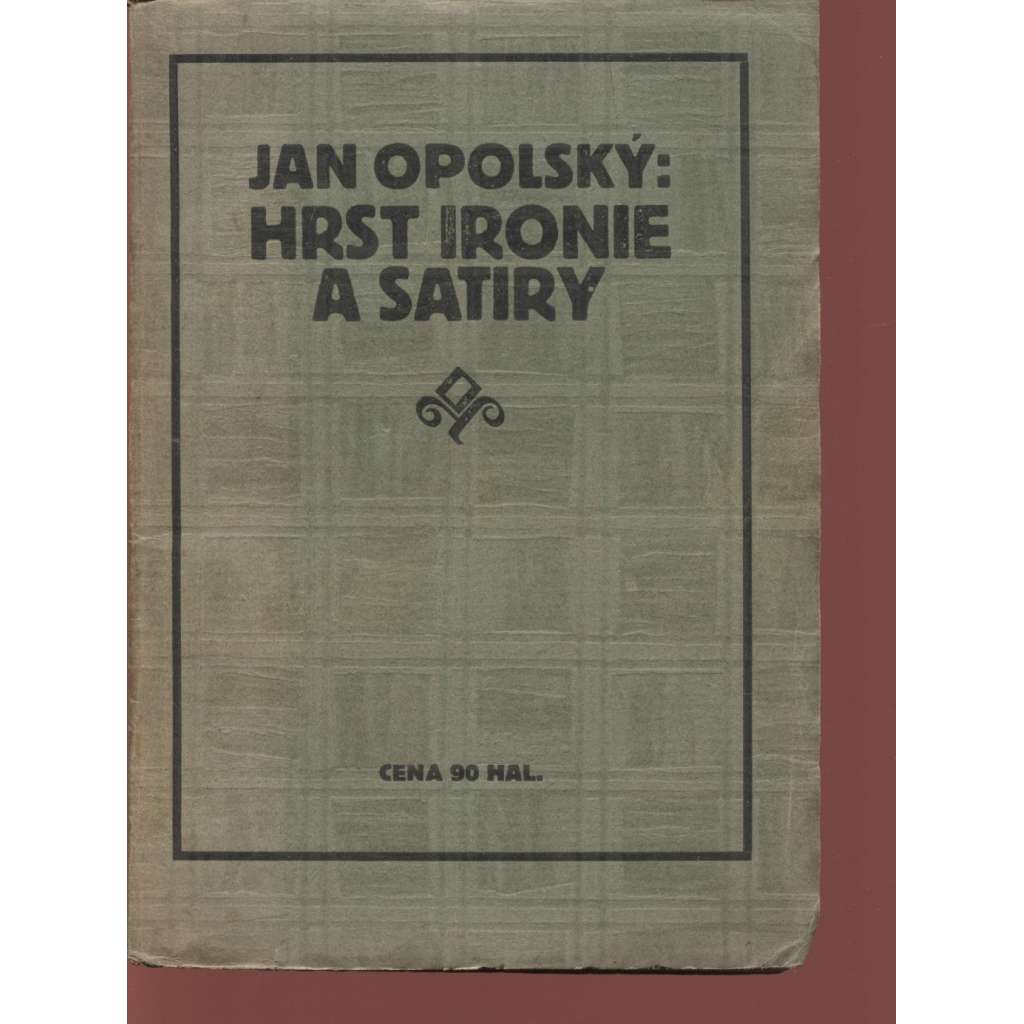 Hrst ironie a satiry
