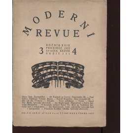 Moderní revue, roč. XXIX., č. 3.-4. (sv. XXXVIII.), 1922