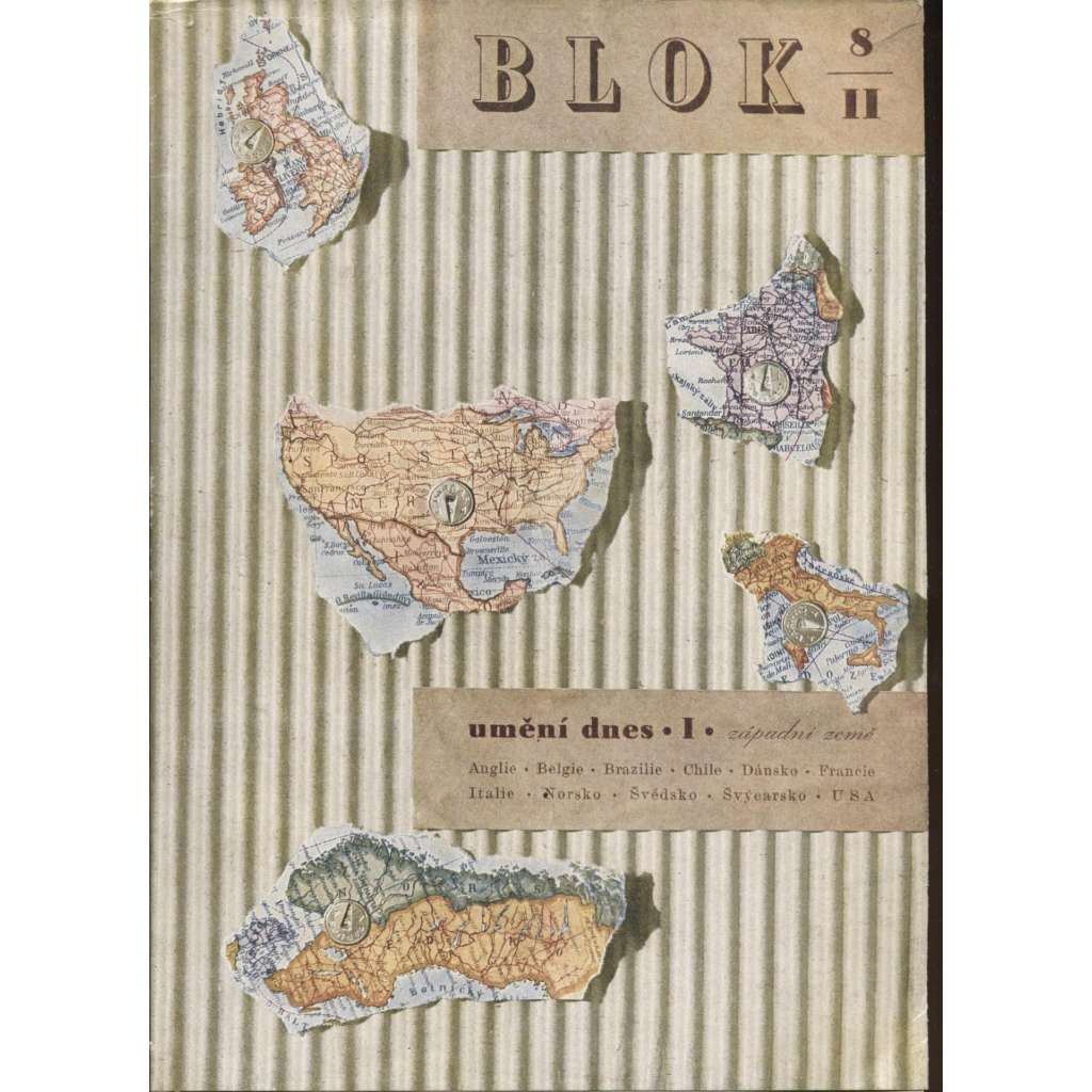 Blok - časopis pro umění, roč. II., číslo 8/1948. Umění dnes I. Západní země