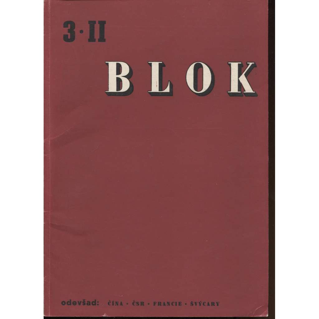 Blok - časopis pro umění, roč. II., číslo 3/1947