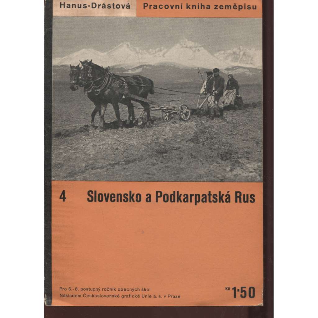Slovensko a Podkarpatská Rus (obálka Ladislav Sutnar)