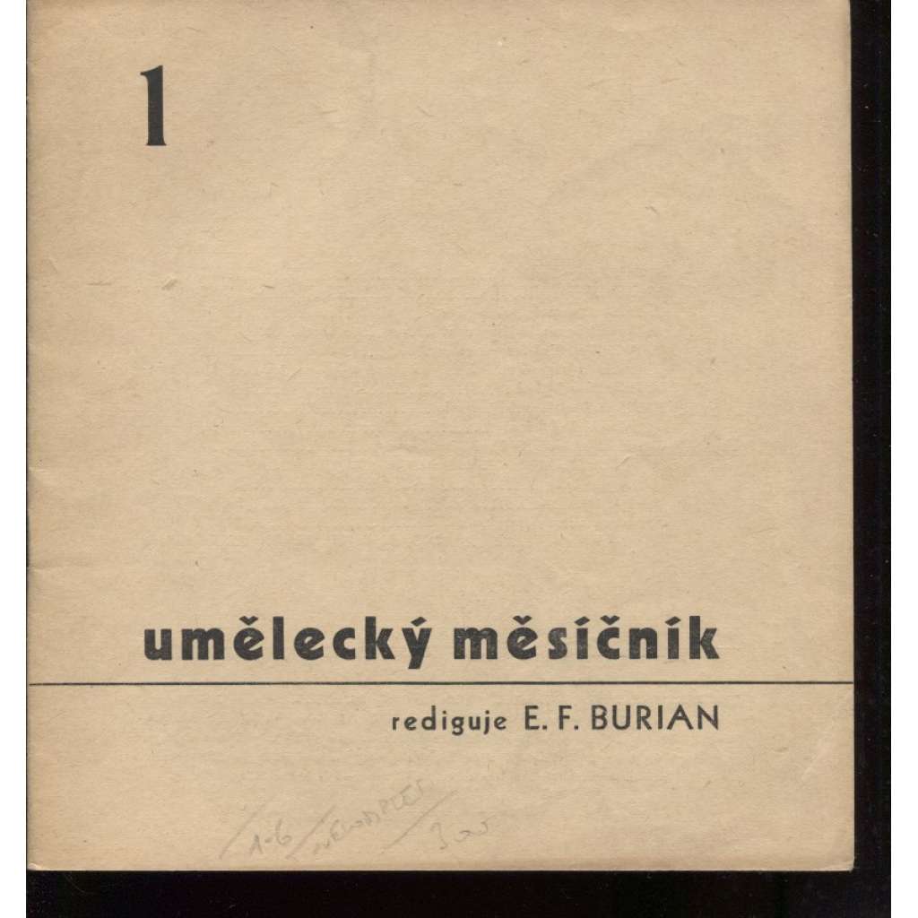 Umělecký měsíčník, ročník XIV., č. 1-6 (1950/1951)