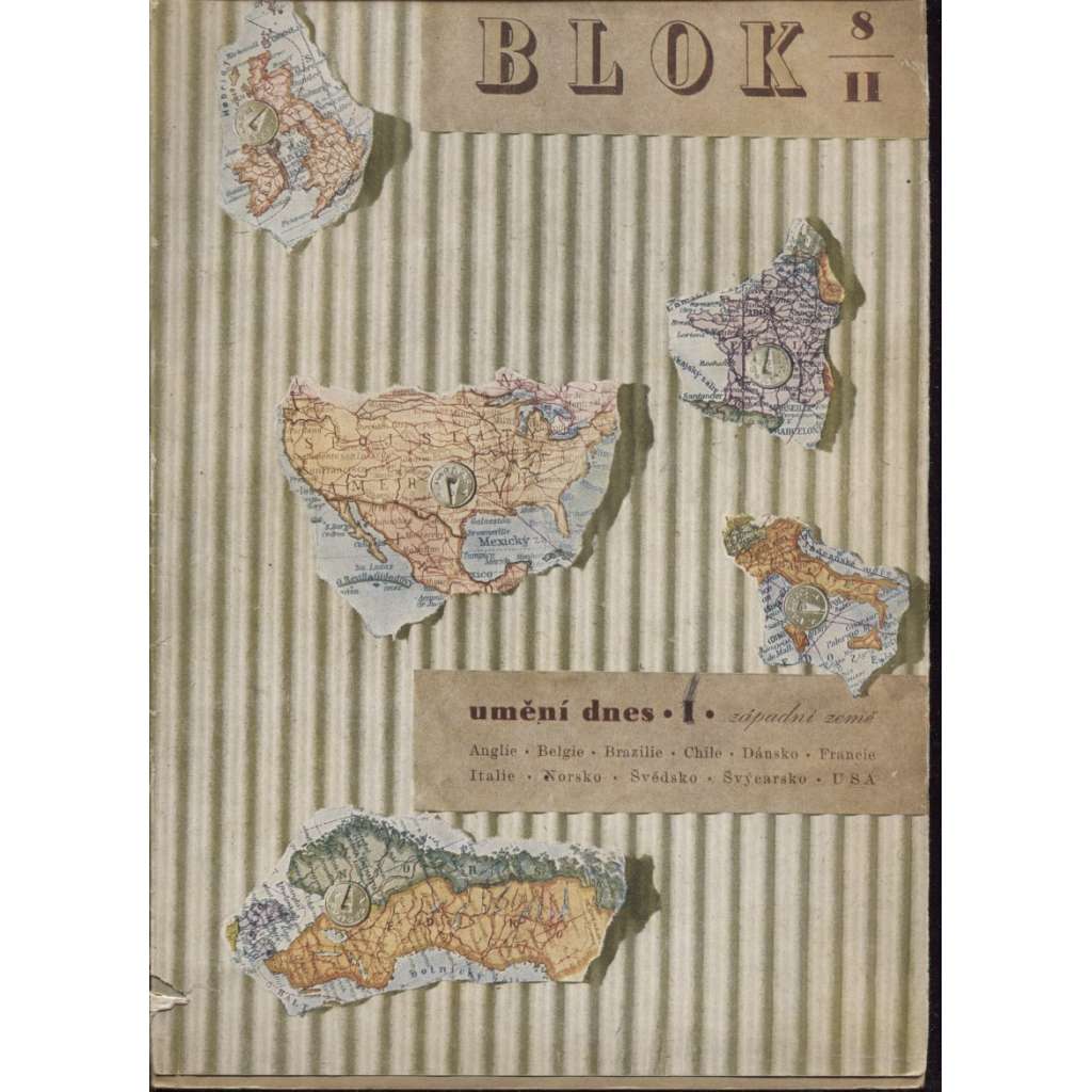 Blok - časopis pro umění, roč. II., číslo 8/1948. Umění dnes I. Západní země