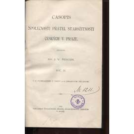 Časopis Společnosti přátel starožitností českých v Praze, ročník XI. (1903)