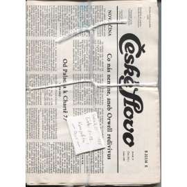 České slovo. Noviny československého exilu, ročník 31/1985, čísla 1-12 (Exil, Mnichov) - kompletní ročník