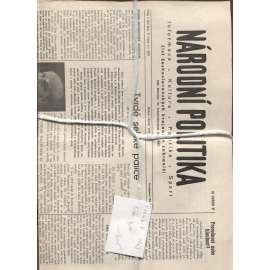 Národní politika. List československých krajanů v zahraničí, ročník V./1963, čísla 4 a 11 (Exil, Mnichov)